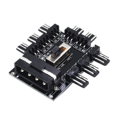 MOLEX TO 8  X FAN + SPEED SELECTOR